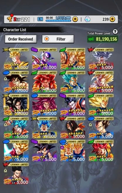 D428-IOS+Android-3 UL(Goku Uis+Super Gogeta)+Daima+21 Legends+Good Equipment+SS4 Goku Daima+SS4 Goku Zenkai+SS3 Vegeta+God Goku+Ultimate Gohan