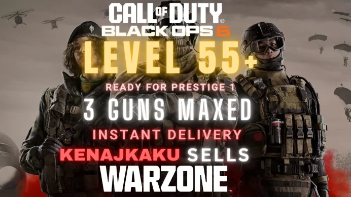 LEVEL 55 | 5 Meta Guns Maxed | warzone rank ready ( BATTLE NET+ACTIVISON) (BO6 NOT BUYED )CALL OF DUTY blackops6 ready for rank