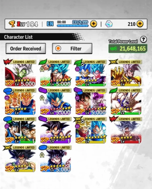 D434-IOS+Android-New Team-14 Legends+Have Equipment+New LL Goku Uis+God SS Vegeta 11 Red Star+Cabba+Caulifa&Kale+God Go+Goku&Frieza 11 Red Star