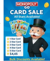 I provide cards from 1 star to 5 stars for 