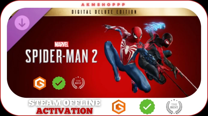 Spider Man 2 Game - Deluxe Edition (+1 Free Game Gift) | Steam Offline Activation | Instant Delivery | Life Time Access 