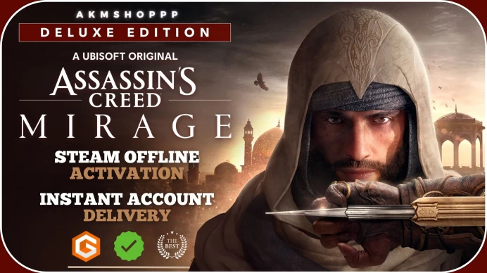 Assassin's Creed Mirage - Deluxe Edition (+1 Free Game Gift) | Steam Offline Activation | Instant Delivery | Life Time Access 