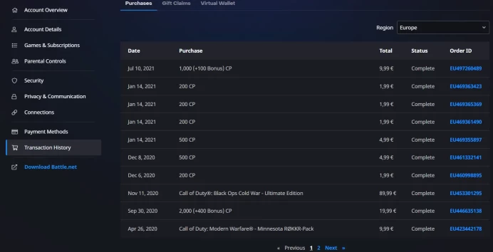 Call of Duty Modern Warfare / Black Ops Cold War /  see the picture / PLS Read Description / Nich