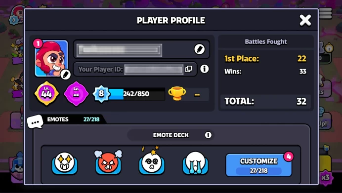 44 JOURNEY LVL | 8 XP LVL | 21 CHARACTERS | ULTRA WITCH and HOG RIDER