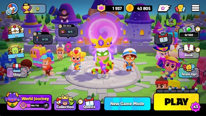 72 JOURNEY LVL | 20 XP LVL | ARCHER QUEEN | 25 SQUADS  | 19 SQUADS SUPER 