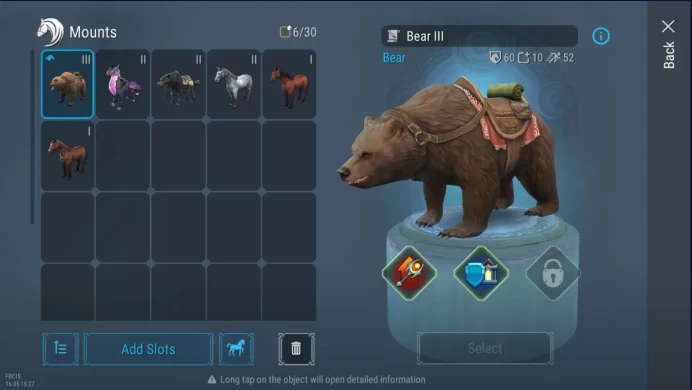 122 LVL | 122 LVL HEIM | 4 CLASSES IV LVL | 5 CLASSES OF III LVL | 6 MOUNTS