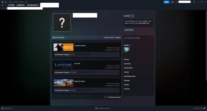 [ID:4400][NONPRIME][VERY RARE][1K HOURS+][COMMENDATIONS 3x153] UN (UNRANKED || 0 MM || 1656 HOURS)