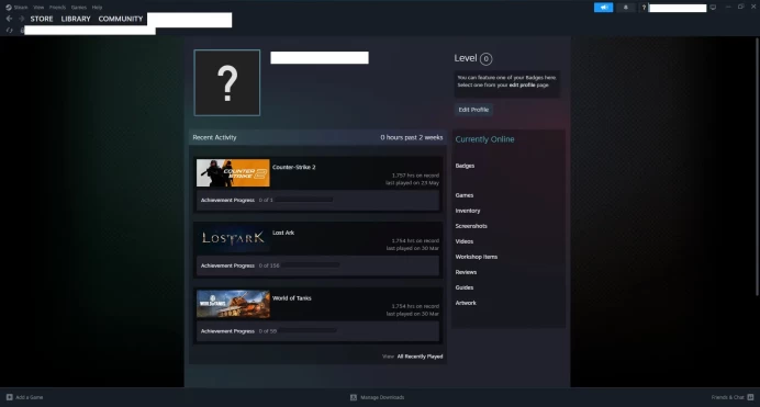 [ID:114091][NONPRIME][VERY RARE][1K HOURS+][COMMENDATIONS 3x250] UN (UNRANKED || 0 MM || 1757 HOURS)
