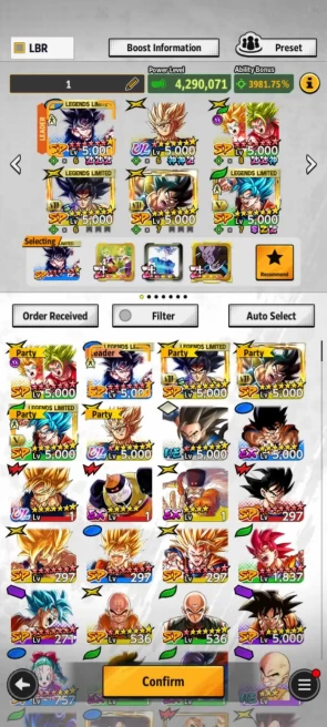 UL Majin Vegeta 8S+ 26 Legends (Goku Uis 13s+Bardock 7s+Baby 2+ss3 Goku+Gotenks+god ss Goku +Vegeta) Good Equipment-ANDROID-IOS-BANDAI (782)