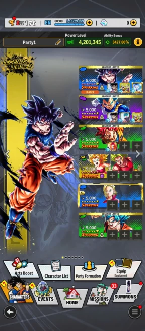 D442-IOS+Android-New Team-25 Legends+Have Equipment+New LL Goku Uis 13 Red Star+God Vegeta+God Goku+Goku&Frieza 13 Red Star+Goku&Bardock