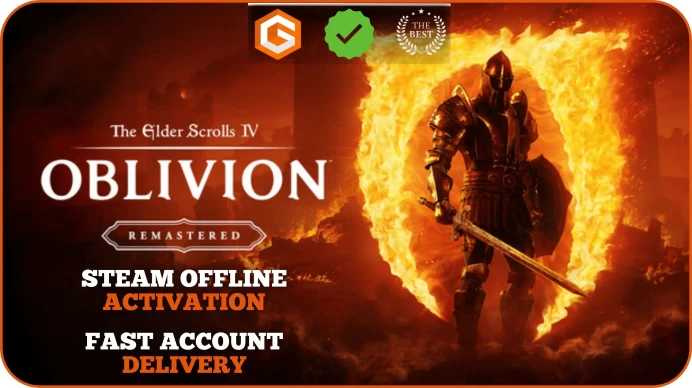 The Elder Scrolls IV: Oblivion Remastered - Deluxe Edition (+1 Free Game Gift) | Steam Offline Activation | Instant Delivery | Life Time Access