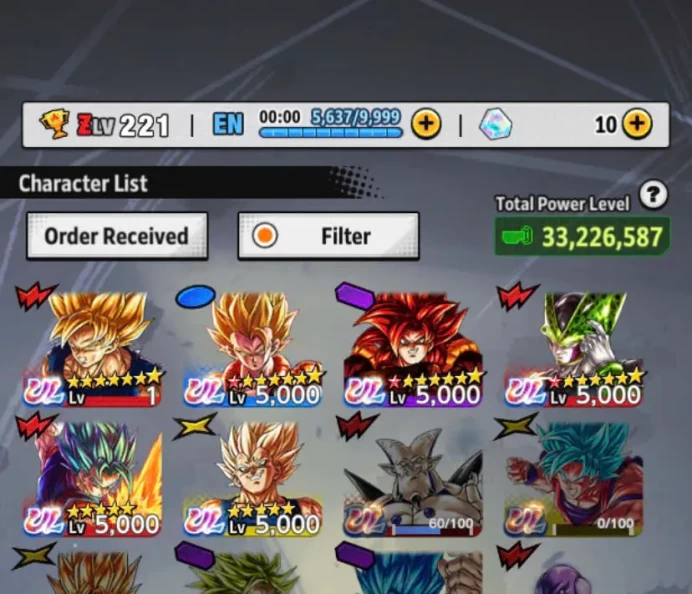 D445-IOS+Android-6 UL(Cell+Majin Vegeta+SS4 Gogeta+Super Gogeta)+28 Legends Limited+Good Equipment+Zamasu Zenkai+Team Android+Team Fusion