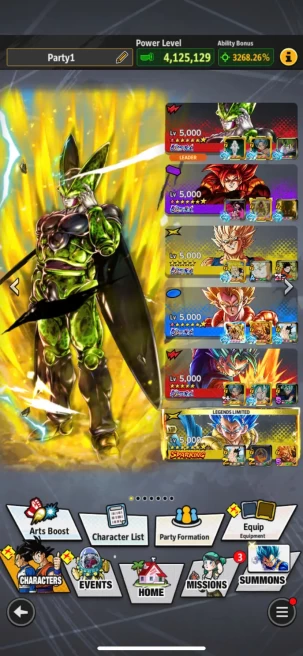 D445-IOS+Android-6 UL(Cell+Majin Vegeta+SS4 Gogeta+Super Gogeta)+28 Legends Limited+Good Equipment+Zamasu Zenkai+Team Android+Team Fusion