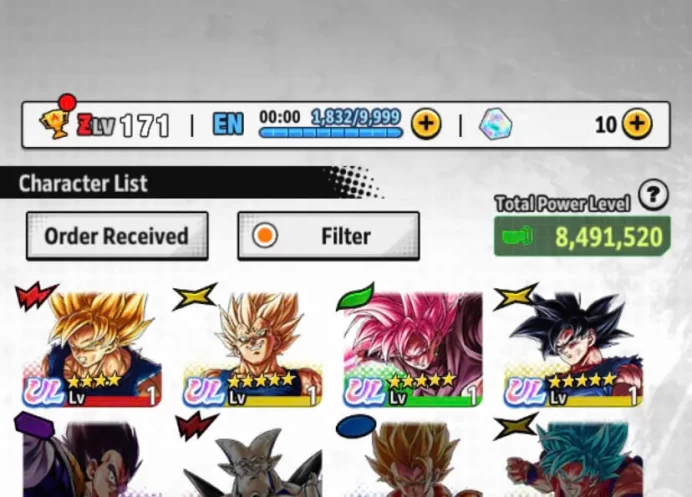 D446-IOS+Android-4 UL(Majin Vegeta+Goku Uis+Rose)+Soul+Eevent Fram CC+Have Equipment