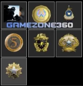 <<HOT>> 2016, 2018 Service Medal, 10 Year Birthday Coin_5Y,Global Offensive Badge, Loyalty _ NO VAC_700 hrs _