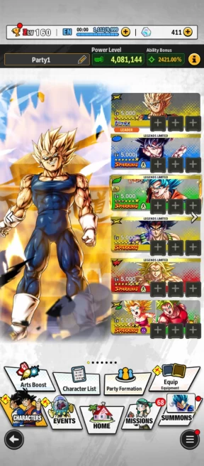 D553-IOS+Android-UL Majin Vegeta Red Star+10 Legends+New LL Goku Uis+Broly+God Goku+Namek Goku+Nappa+Have Equipment