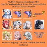 NA/UL36] Ciaccona+Shorekeeper With Sign*2+Camellya+Jinhsi+Calcharo C1+Lingyang+Verina C1+Encore/Female/WA2613