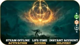 [PC ONLY] Elden Ring | Steam Offline Activation (+1 Free Game Gift) | Instant Delivery | Life Time Access 