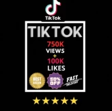 Tiktok 750.000 Views + 50.000 likes / Fast Delivery / Tiktok