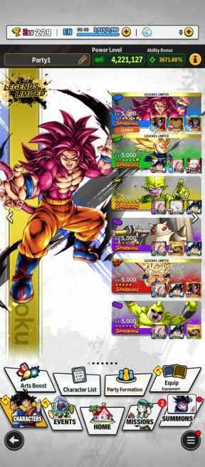 D560-IOS+Android-Vip Team Daima+34 Legends+Good Equipment+SS4 Goku Daima+SS3 Vgeta Daima+New LL Goku Uis+Majin Kuu+Majin Duu+Meta Account