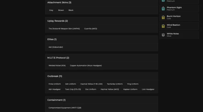 [UPLAY] 166 LEVEL - 126 SKINS - 59 OPERATORS - 3X BLACK ICES - 7X UNIVERSALS  FULL ACCESS