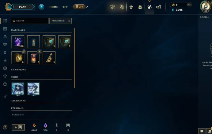 EMAIL CHANGEABLE  134 CHAMPIONS 322 SKINS 5 ULTIMATE 8 MYTHIC PRESTIGE: ZOE DIANNA ZYRA AHRI(2X) IRELIA (2X) 61 chromas 1+ YEAR NOT USED