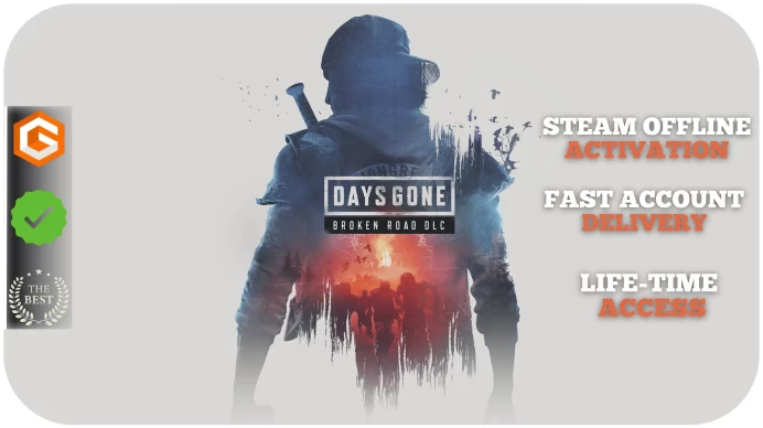 Days Gone - Broken Road DLC (+1 Free Game Gift) | Steam Offline Activation | Instant Delivery | Life Time Access