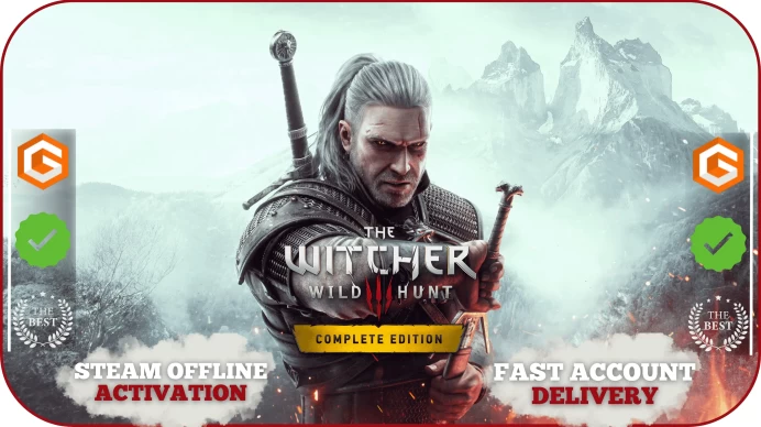 The Witcher 3: Wild Hunt - Complete Edition (+1 Free Game Gift) | Steam Offline Activation | Instant Delivery | Life Time Access