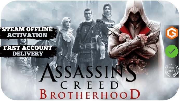 assassin's creed brotherhood - Digital Deluxe Edition (+1 Free Game Gift) | Steam Offline Activation | Instant Delivery | Life Time Access