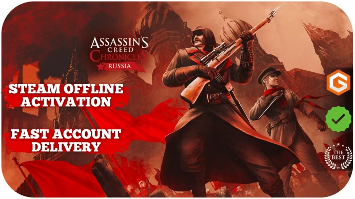 Assassin's Creed Chronicles russia - Digital Deluxe Edition (+1 Free Game Gift) | Steam Offline Activation | Instant Delivery | Life Time Access