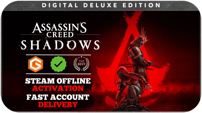 Assassin's Creed Shadows - Digital Deluxe Edition+Claws of Awaji (+1 Free Game Gift)◈Steam Offline Activation◈Instant Delivery◈Life Time Access