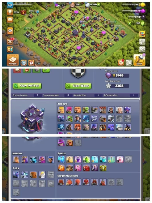 M14◆TH 14 FULL MAX 15 NEW◆HERO- 80,80,52,48,29◆EPIC SB, RS◆7 SKIN◆BH 9 MAX◆BEST ACCOUNT