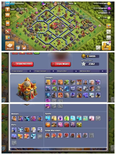 M16◆TH 16 NEAR MAX◆HERO-70,86,60,65,37◆EPIC FROZEN ARROW◆BH 10 FULLY MAX◆NC 1K◆500 MEDALS◆FULL LOADED MAGIC ITEM