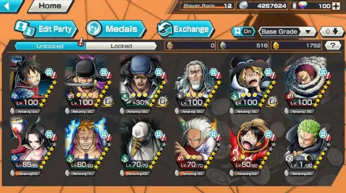BR523-IOS+Android-1.752 Fragment+3 Ex Meta Max(Kuzan+Sabo+Zoro)+Nice Item+Solo Fresh+Egghead Luffy+Egghead Zoro+Egghead Sanji+S-Hawk