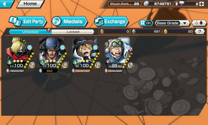 BR520-IOS+Android-Kuzan Ex Full Boost 52/52+Sabo Ex Boost 31/52+Support 152%+Good Medal+Soba Max+Koby+Pacifista+Oden v2+Shiryu+Ichiji+Broggy