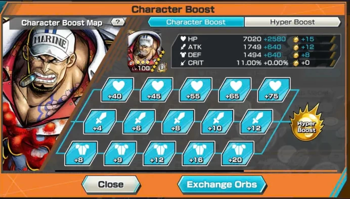 BR518-Android-Akainu Full Boost+1024 Diamond RD+3 Ex Meta(Garp+Snake)+Support 141%+Good Medal+Nice Items+Kaku+Shiryu v2+Hawk+Sanji+Noland+Broggy