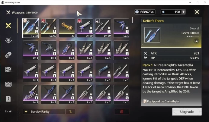 SEA|UL 39|Cartethyia+Ciaccona (5 Star's Weapon) (Cartethyia+Sign,Ciaccona,Lingyang,Verina,Encore) (DB lvl 18)|Check SS (WW1152)