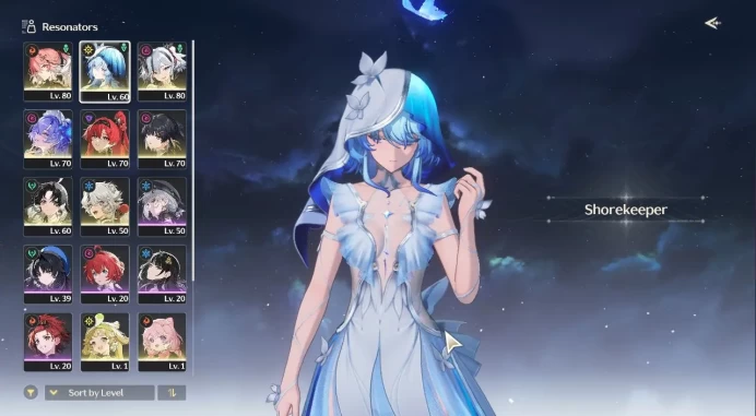 SEA|UL 56|5 Limit (Camellya+Sign,Shorekeeper,Yinlin,Changli,Cantarella)|DB Lv 22|Check SS(WW1164)