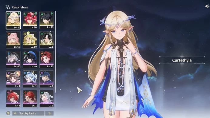 NA|UL 37| Starter Cartethyia (Cartethyia + Sign,Ciaccona ,Verina,Encore)|DB Lv 18|Log Kuro|Check SS(WW1168)
