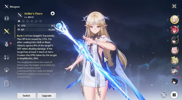 NA|UL 37| Starter Cartethyia (Cartethyia + Sign,Ciaccona ,Verina,Encore)|DB Lv 18|Log Kuro|Check SS(WW1168)