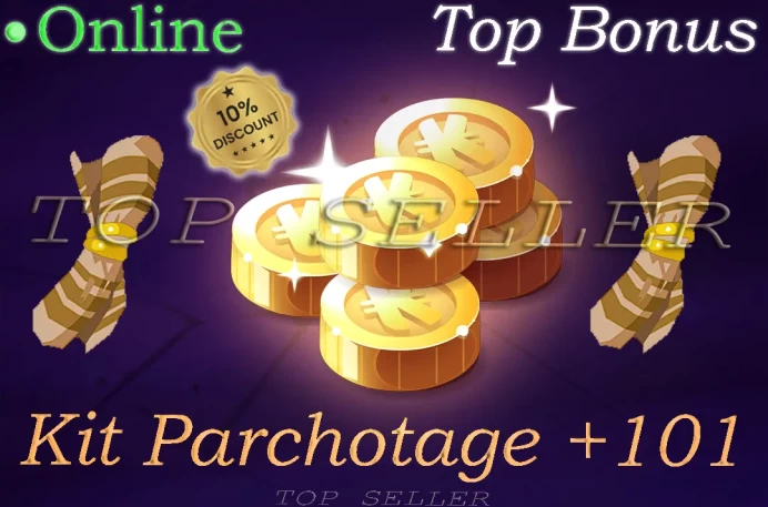 Kit parchotage 101 terre /feu + x100 parchemins dorée + 3.000.000 Kamas + Top bonus . [ Boune . Top Seller]