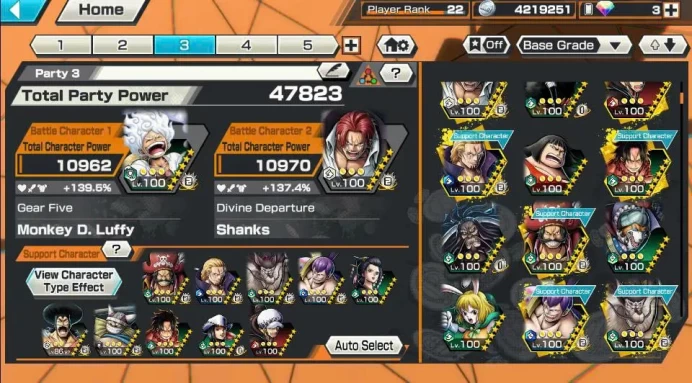 BR541-IOS+Android-3 Ex Meta Max(Luffy Gear 5+Shank v4+Roger)+Good Medal+Support 139%+Jabra Max+Broggy Max+Craker Max+Young Ray Max+Dorry+Oden v2