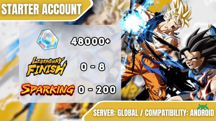 [ANDROID] Global ◈ 48000-55000 Chrono Crystals ◈ Farmed Starter ◈ BNID ◈ 0-8 Random LF Included ◈ Full Access ◈ Instant Delivery ◈ Bandai #D06