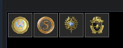 CS2 Prime 372 hours+4Medals(2020 Service Medal/5Y/Loyalty Badge/Global Offensive Badge)