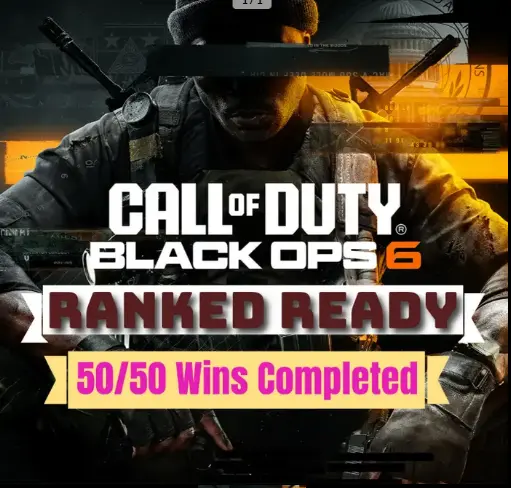 BO6 50 WINS DONE RANK READY HAND LEVELED RANDOM LEVEL ALL PLATFORMS FULL ACCESS XBOX / PSN / PC ACTIVISION