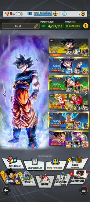 UL Goku Ui+Shenron+Vegeta+ss Goku+ 34 LL (Goku Uis 8s+Goku god 8s+God ss Goku 12s+GokuFrieza 13s+buu kid+new Vegeta 8s) Godly Equip, Z+ (808) 