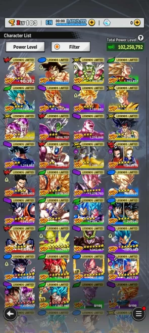 UL Goku Ui+Shenron+Vegeta+ss Goku+ 34 LL (Goku Uis 8s+Goku god 8s+God ss Goku 12s+GokuFrieza 13s+buu kid+new Vegeta 8s) Godly Equip, Z+ (808) 