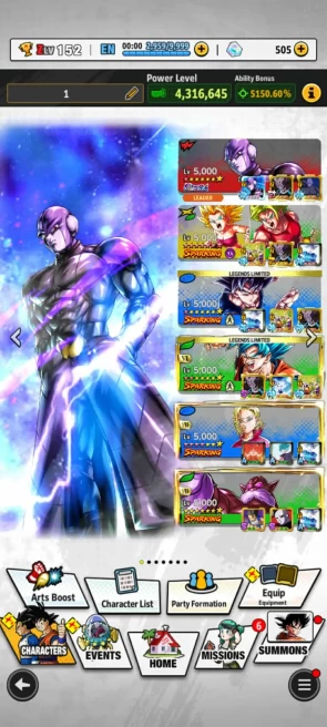 UL Hit 8S+ 29 LL (God ss Goku 9s+Goku Uis 8s+GokuFrieza+Vegito+Trunk Teen+Baby 2+Bardock+vegeta) Godly Equip- ANDROID-IOS-BANDAI (815)