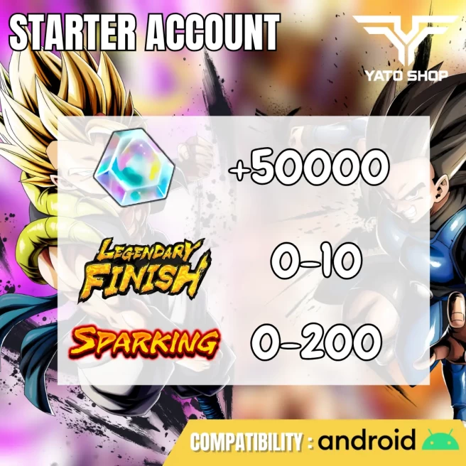 [Android] Global | 50000-55000 Chrono Crystals | Farmed Starter | BNID Login | 0-10 Random LF | Full Access | Instant Delivery 