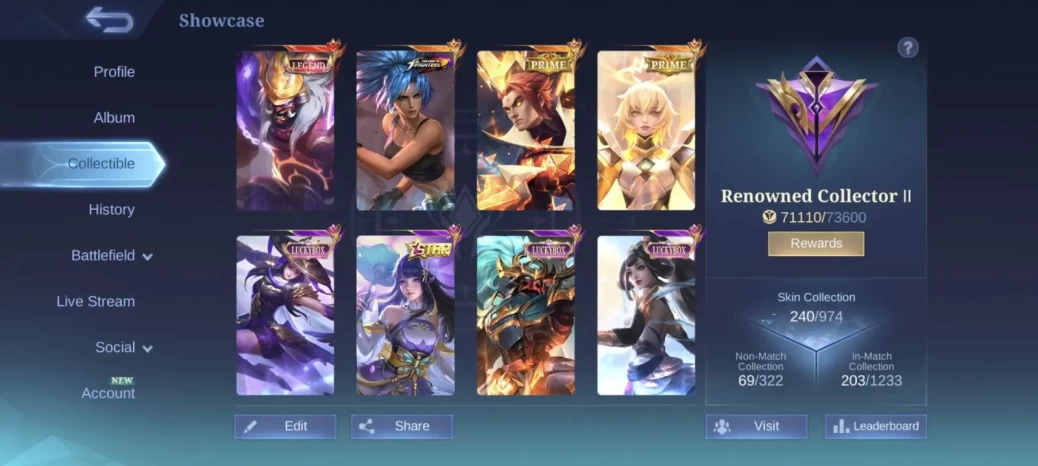 Franco Legend, KarinaKOF, 2 Prime (YZ,Beatrix), 4 Lucky Box, Nata Collec & ETC|Take Email|Check SS (MLBB1141)